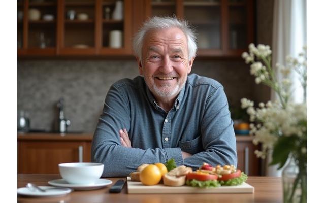 Elias Pettersen nyter enkel, næringsrik mat