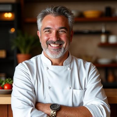 Portrett av kokk Marco Rossi